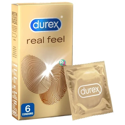 Durex Real Feel Προφυλακτικά 6τεμ.